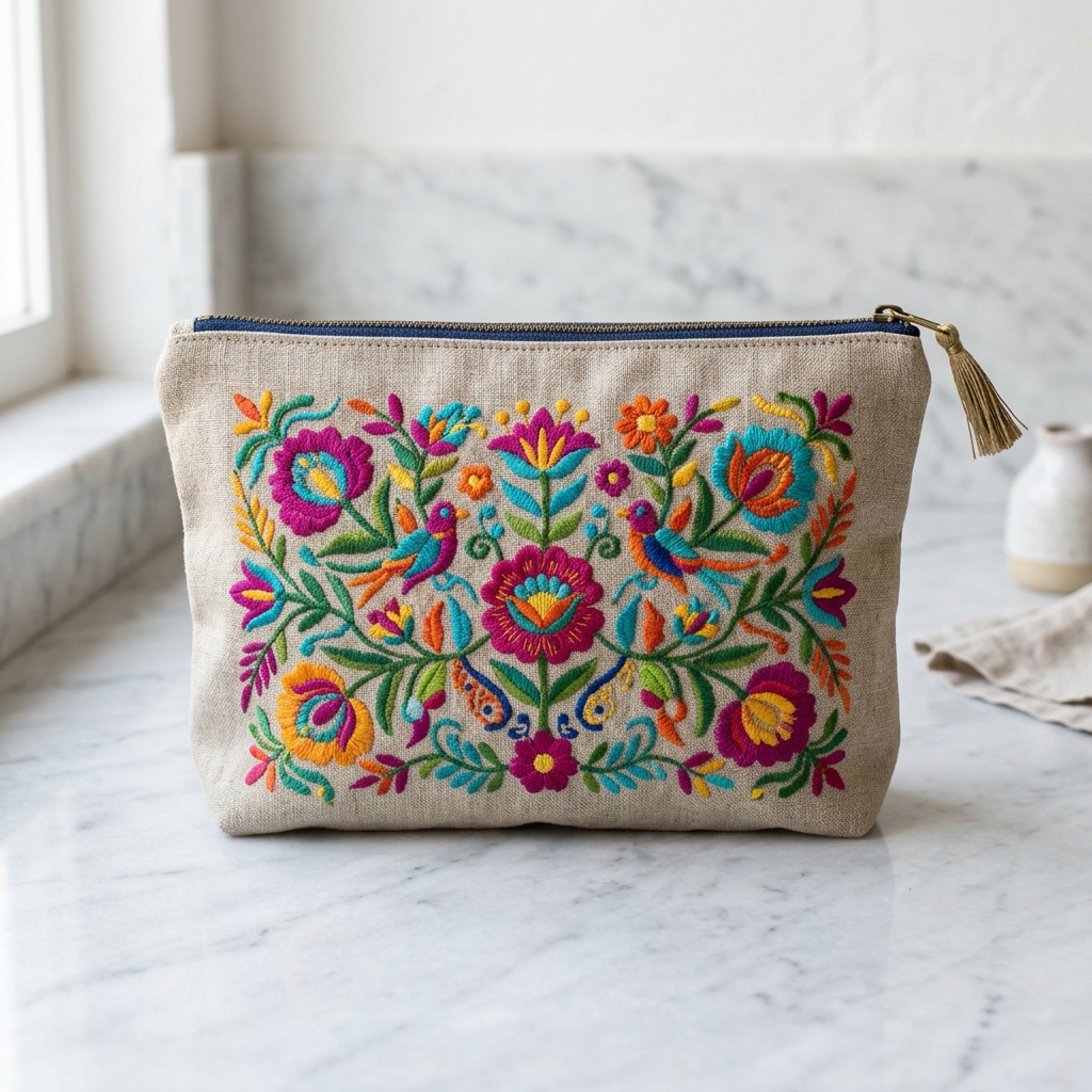 Necessaire Bordada